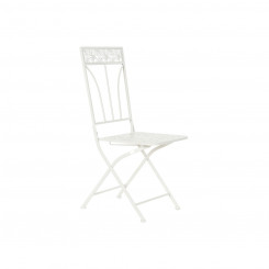 Садовый стул DKD Home Decor Металл Белый (40 х 48 х 93 см)