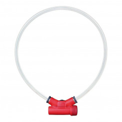 Dog collar Red Dingo Light indicator Red Size S/M (15-50 cm)