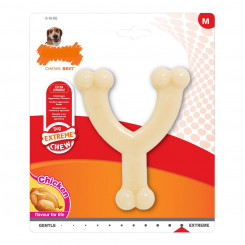 Жевательная игрушка для собак Nylabone Extreme Chew Wishbone, размер M, куриный нейлон