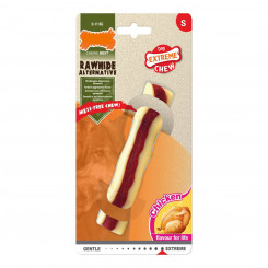 Жевательная игрушка для собак Nylabone Extreme Chew Roll из сыромятной кожи, размер S, куриный нейлон