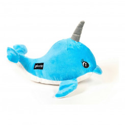 Soft toy for dogs Gloria Nuka Narwhal Polyester Eva Rubber polypropylene