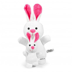Soft toy for dogs Gloria Ore Polyester Rabbit Eva Rubber