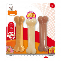 Koera närimismänguasi Nylabone Extreme Chew Value Pack Peekon Maapähklivõi Suurus S Kana nailon (3 tk)