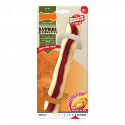 Жевательная игрушка для собак Nylabone Extreme Chew Roll из сыромятной кожи, размер XL, куриный нейлон