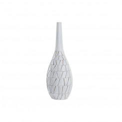 Vase DKD Home Decor White Resin Modern (18 x 18 x 50 cm)