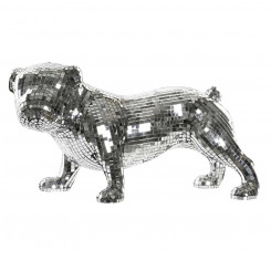 Dekoratiivne figuur DKD Home Decor English Silver Bulldog Resin Modern (45,5 x 21,5 x 25 cm)