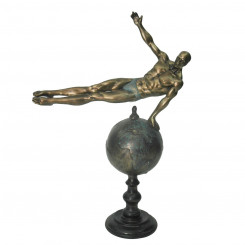Dekoratiivne figuur DKD Home Decor Golden Resin Gymnast Modern (27 x 11 x 39 cm)