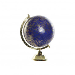 Globe DKD Home Decor Blue Golden Metal (27 x 25 x 36 cm)