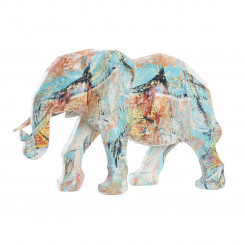 Dekoratiivne figuur DKD Home Decor Elephant Resin Multicolor (37,5 x 17,5 x 26 cm)