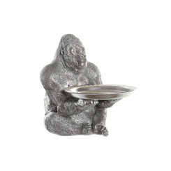 Dekoratiivne figuur DKD Home Decor Silver Resin Gorilla (38 x 55 x 52 cm)