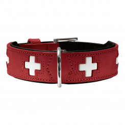 Dog collar Hunter Swiss Red/Black (24-28.5 cm)