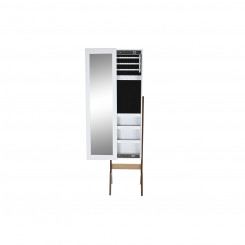 Juveelialus DKD Home Decor Mirror Velvet MDF Traditsiooniline (35,7 x 35,8 x 154 cm)