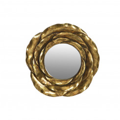 Seinapeegel DKD Home Decor Mirror Golden Resin (41 x 5 x 41 cm)