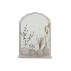 Wall mirror DKD Home Decor Vase Crystal Beige MDF Resin Cottage (35 x 10 x 50 cm)