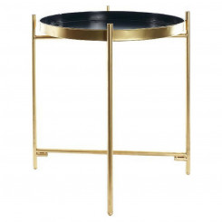 Приставной столик DKD Home Decor Золотой Металл Темно-Синий (40 x 40 x 50 см)