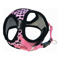 Dog Harness Gloria Leopard 21-29 cm Pink Size S