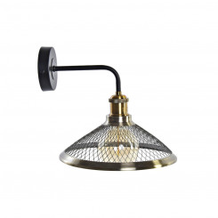 Настенный светильник DKD Home Decor Черный Золотой Металл 220 В 50 Вт (27 x 28 x 28 см)