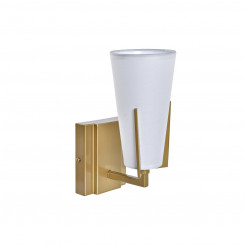 Настенный светильник DKD Home Decor 25Вт Золотой Металл Полиэстер Белый 220 В (12 x 14 x 25 см)