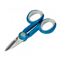 Electrician Scissors Ferrestock Blue Stainless steel Soft 138 mm