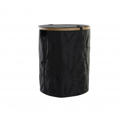 Корзина для белья DKD Home Decor Войлок черного дуба (44 x 44 x 57 см)