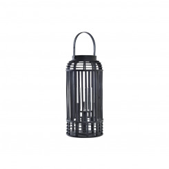 Lantern DKD Home Decor Crystal Black Bamboo (24 x 24 x 51 cm)