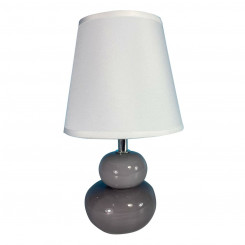Настольная лампа Versa Grey Ceramic Textile (15 x 22,5 x 9,5 см)