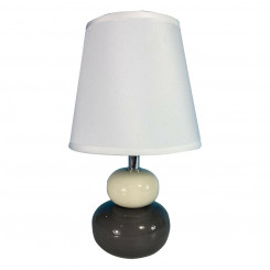 Настольная лампа Versa Black White Ceramic Textile (15 x 22,5 x 9,5 см)