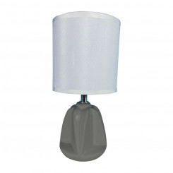 Настольная лампа Versa Adam Grey Ceramic Textile (13 x 29 x 10,5 см)
