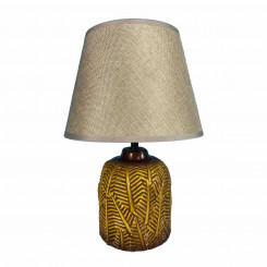 Настольная лампа Versa Hosto Желтая керамика, текстиль (22,5 х 33 х 12,5 см)