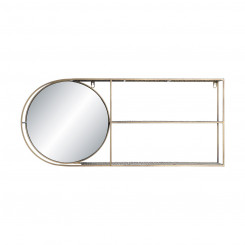 Wall mirror DKD Home Decor Mirror Golden Metal Modern (80 x 13 x 35 cm)