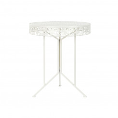 Приставной столик DKD Home Decor Metal White (60 x 60 x 70 см)