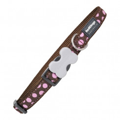 Dog collar Red Dingo Style Pink Spots (2 x 31-47 cm)