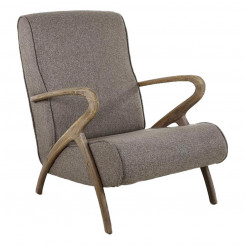 Кресло DKD Home Decor Пихта Полиэстер Темно-серый (57 х 55 х 85 см)