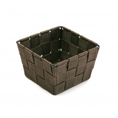 Multi-purpose basket Versa Chocolate (14 x 9 x 14 cm)