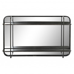 Настенное зеркало DKD Home Decor Черный Металл (80 х 12 х 50 см)