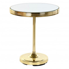 Приставной столик DKD Home Decor Зеркало Золотая латунь (42,5 x 42,5 x 49 см)