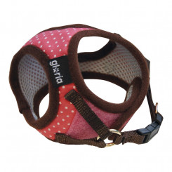 Dog Harness Gloria Points 21-29 cm Pink Size S
