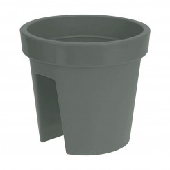 Plant pot for Railings Plastiken Green polypropylene (Ø 28 cm)