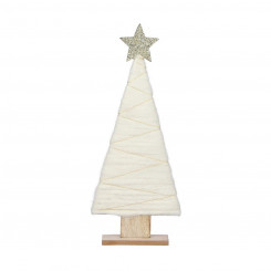 Jõulupuu must kast puidust valge (17 x 5 x 40 cm)