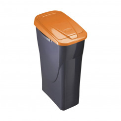 Урна для мусора Черный/Оранжевый полипропилен (15 л)