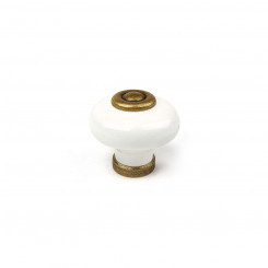 Doorknob Rei Aged finish Circular Porcelain 4 Pieces (Ø 3,1 x 2,8 cm)