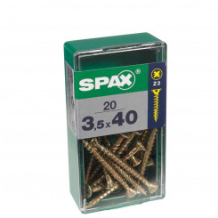 Box of screws SPAX Yellox Wood Flat head 30 pcs (4,5 x 50 mm)