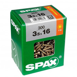 Коробка шурупов SPAX Yellox Wood с плоской головкой, 75 шт. (5 x 50 мм)