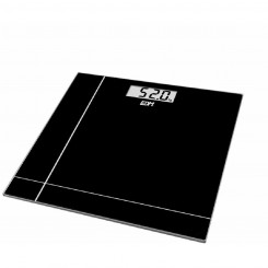 Digitaalsed vannitoakaalud EDM Crystal Black 180 kg (26 x 26 x 2 cm)