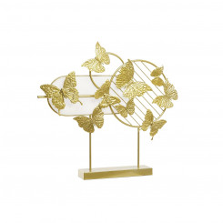 Dekoratiivne figuur DKD Home Decor Kuldsed metallist liblikad (63 x 9 x 58,4 cm)