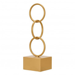 Декоративные фигурные кольца Золотой Металл (12,5 х 40,5 х 12,5 см)