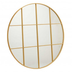 Настенное зеркало Круглое Золотое Металл (100 х 2,5 х 100 см)