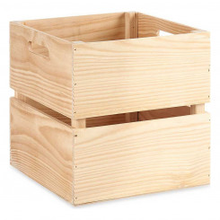 Storage Box Pine Natural brown (30 x 30 x 30 cm)