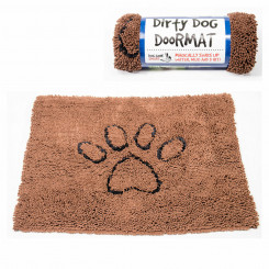 Dog Carpet Dog Gone Smart Microfibres Brown (89 x 66 cm)