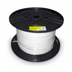 Cable EDM 2 x 1 mm White 500 m Ø 400 x 200 mm